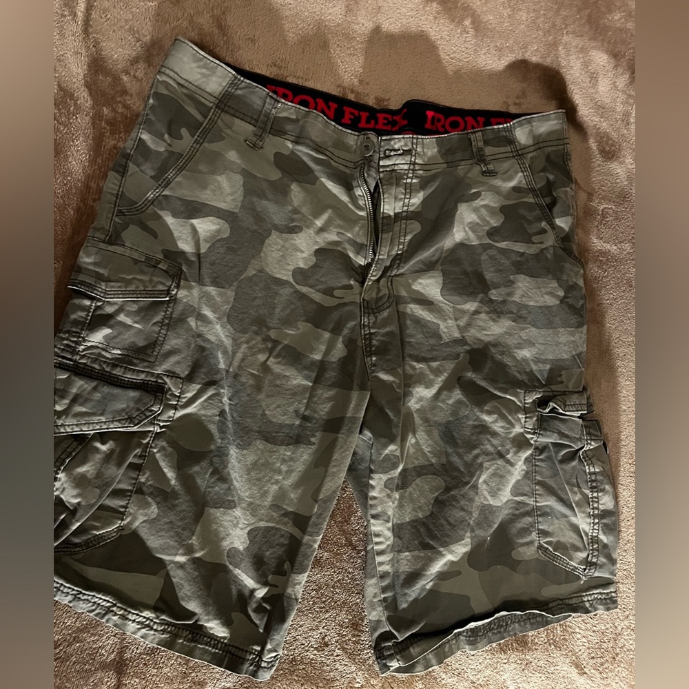 Camouflage Cargo Shorts